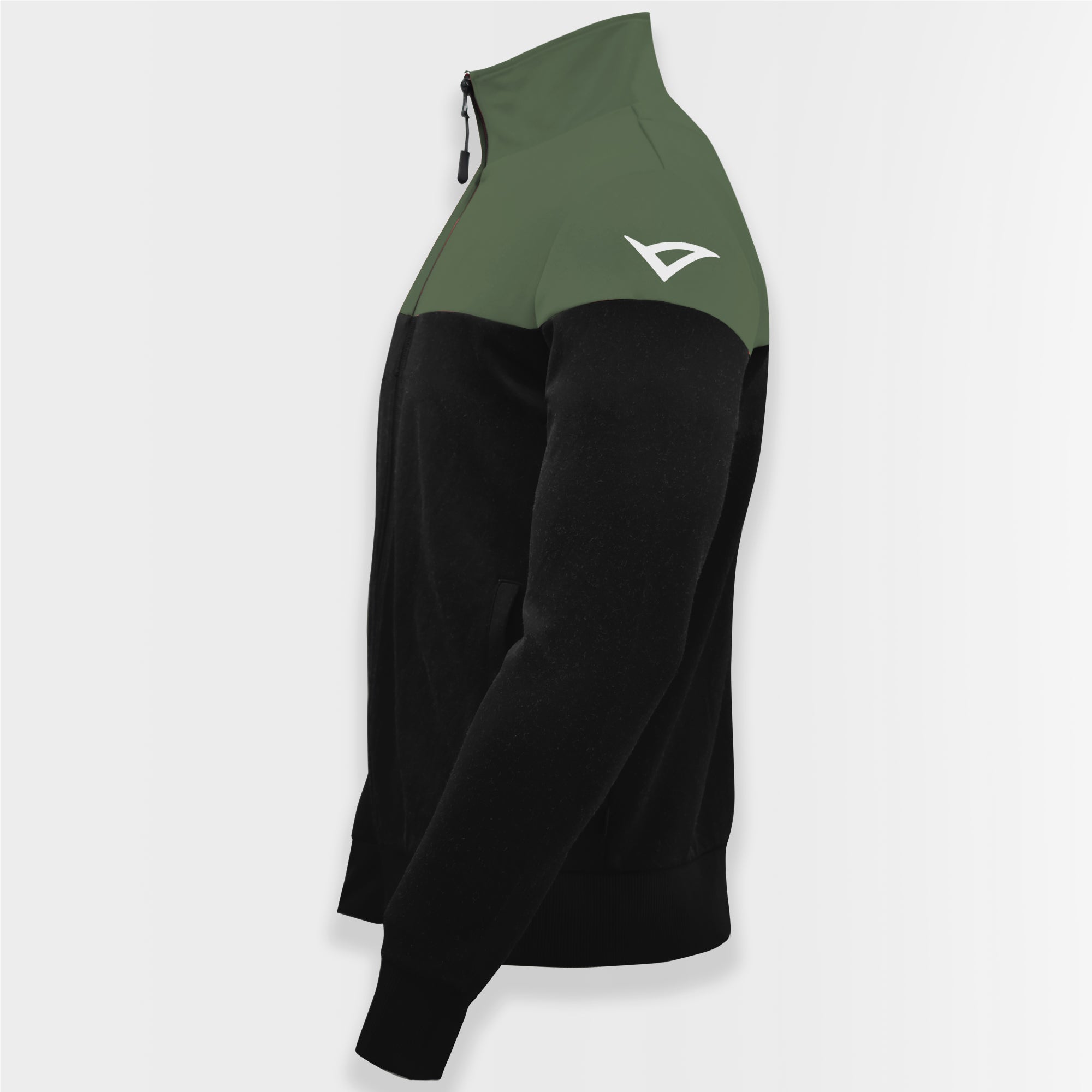 Chaqueta deportiva extragrande bicolor con cremallera Ontario - extragrande