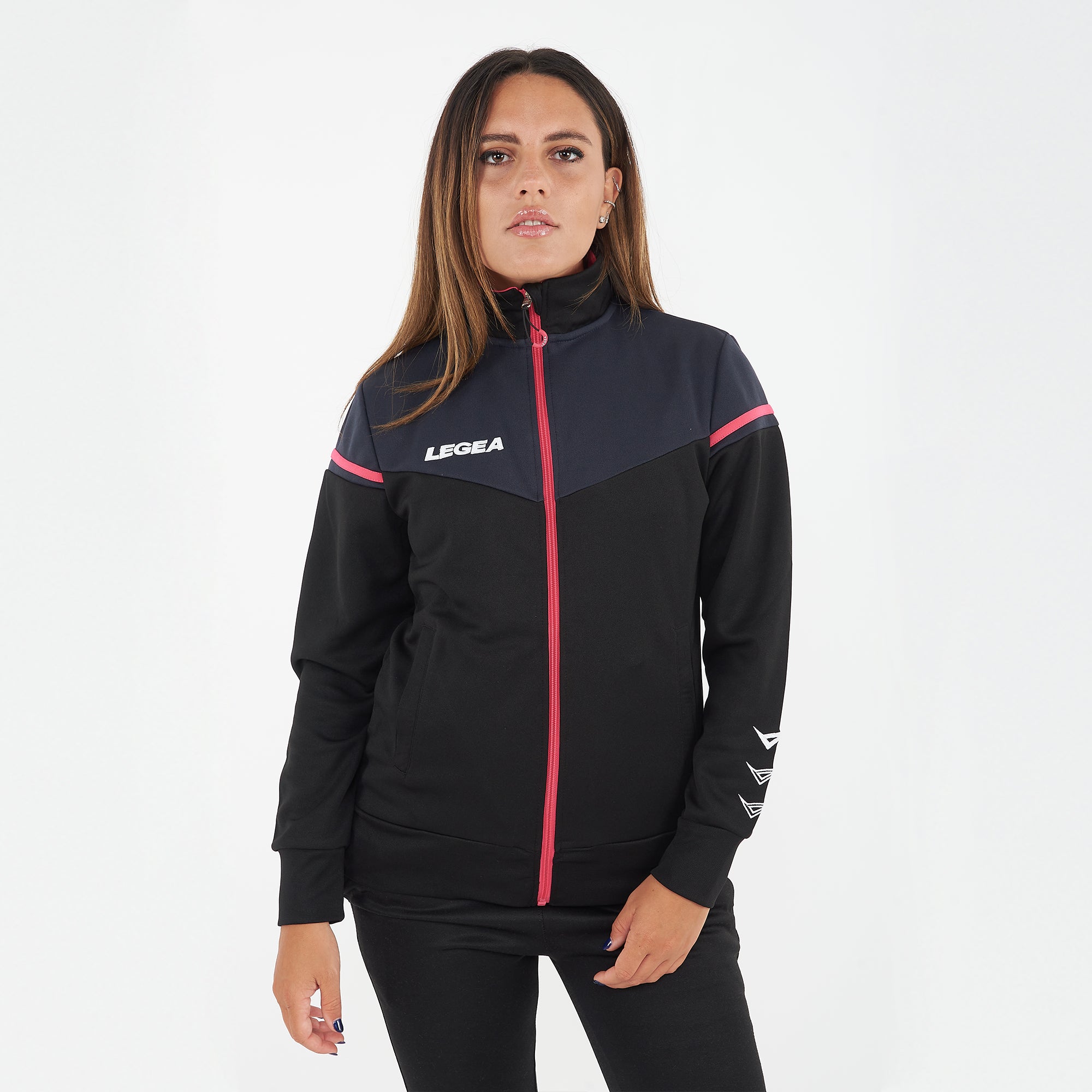 Chaqueta deportiva con cremallera Sender - Oversize