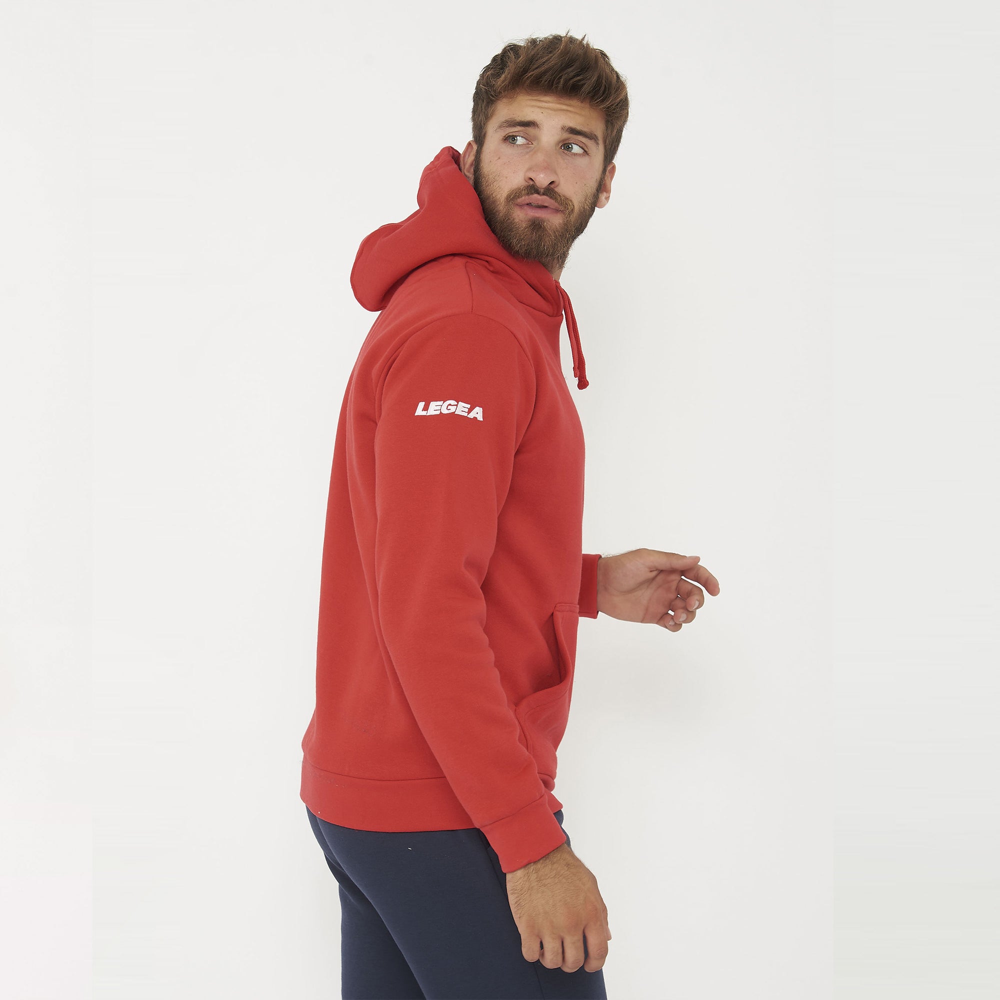 Tuta completa felpata Spalato Sofia - rosso nero