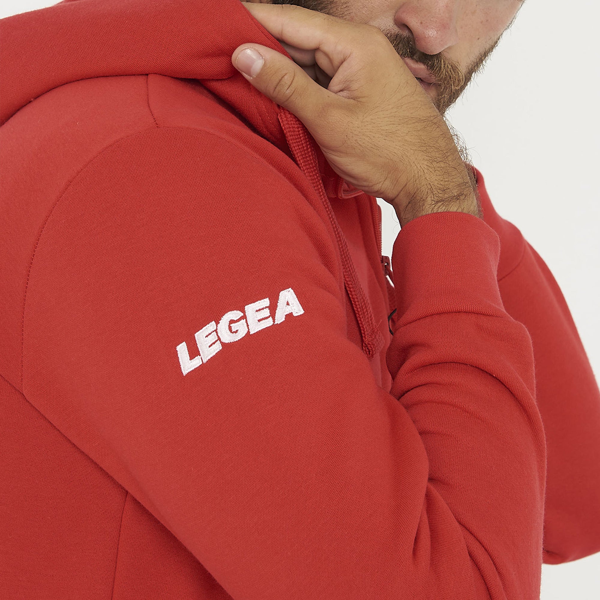 Tuta completa felpata con zip Sarajevo Sofia - rosso blu