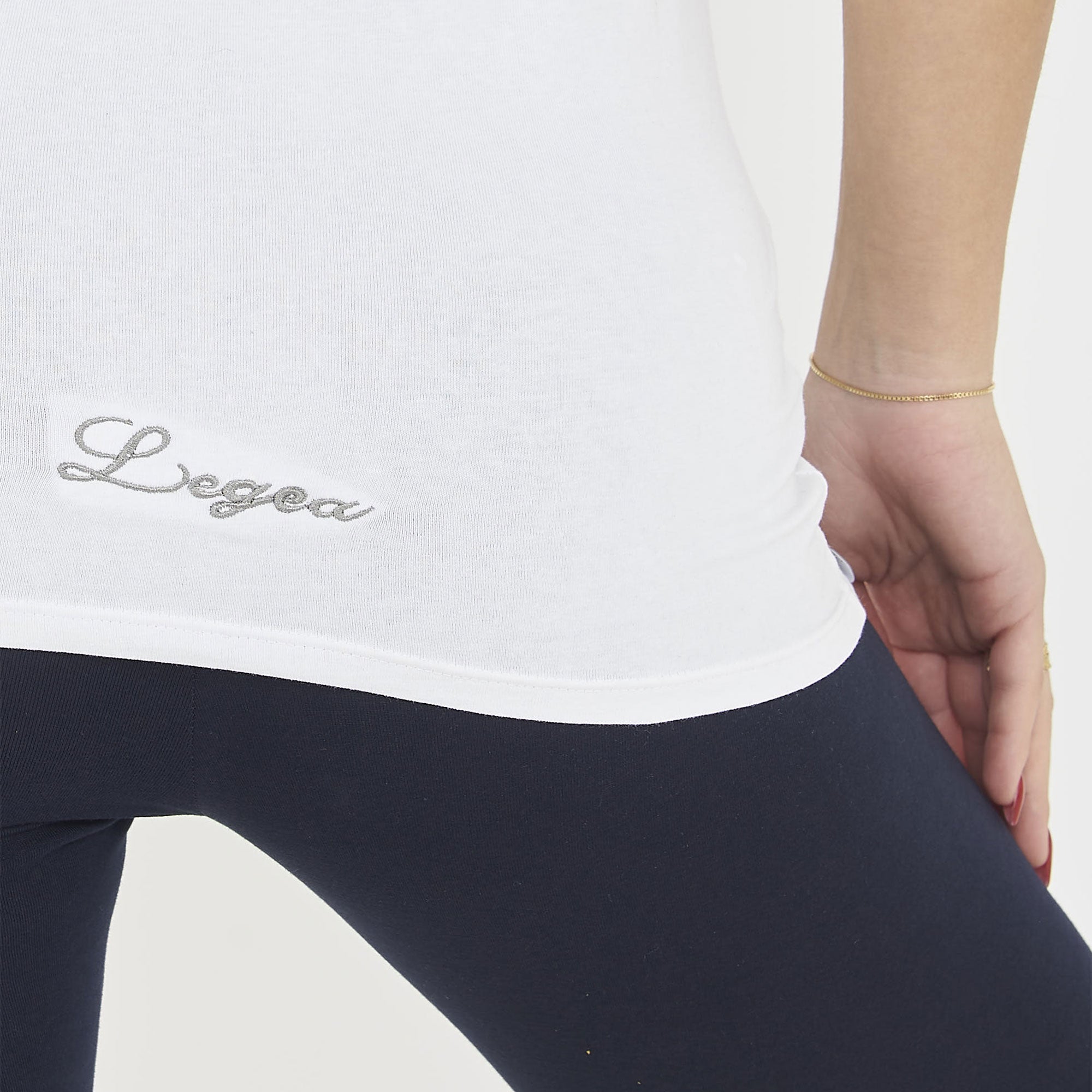 Camiseta sin mangas de algodón Raita con hombros anchos