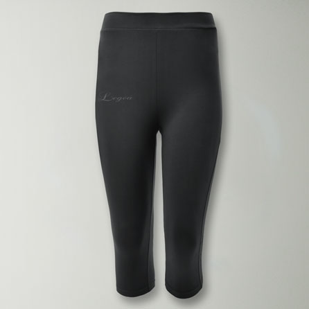 Pantalones capri para correr de algodón elástico