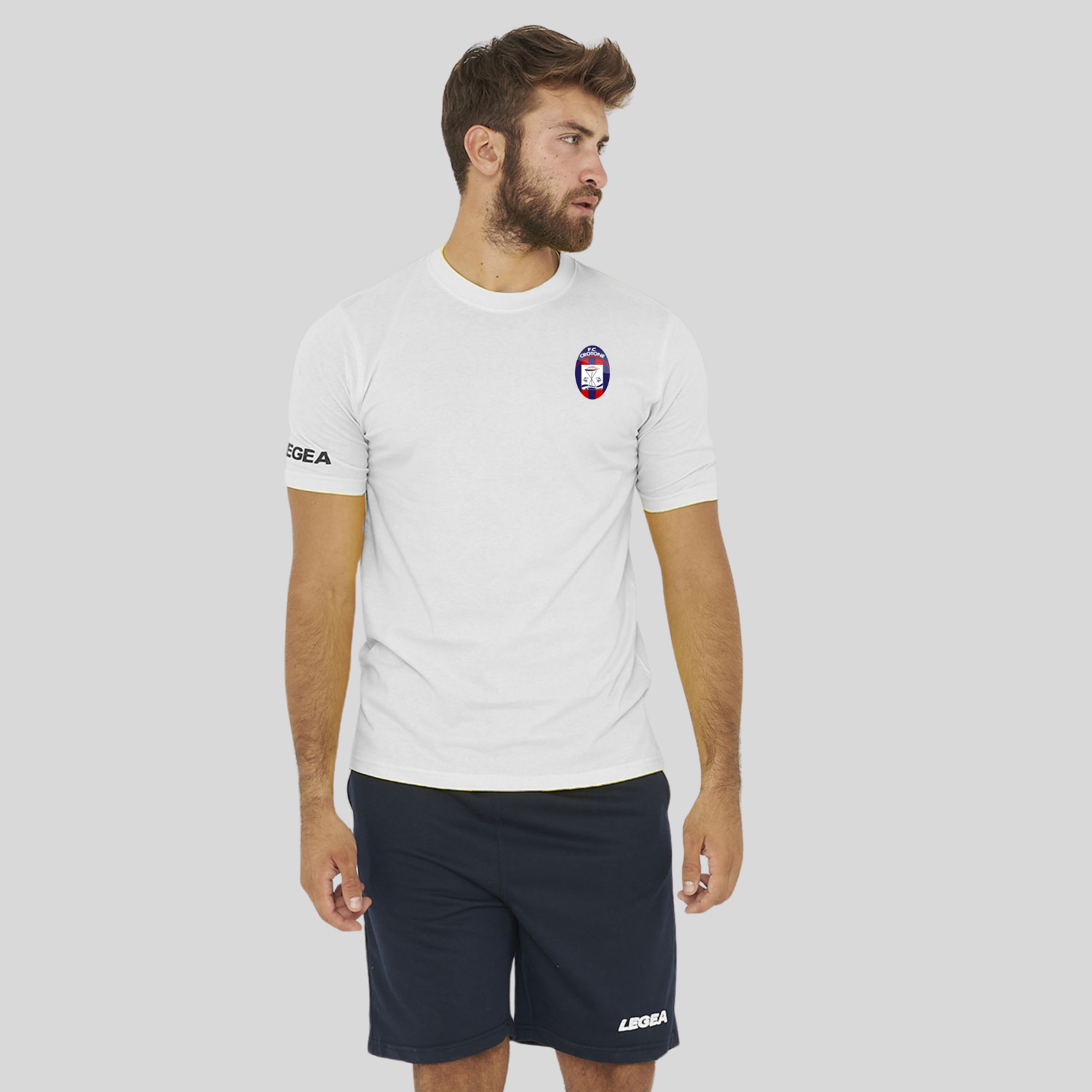 T-shirt girocollo in cotone- F.C. Crotone