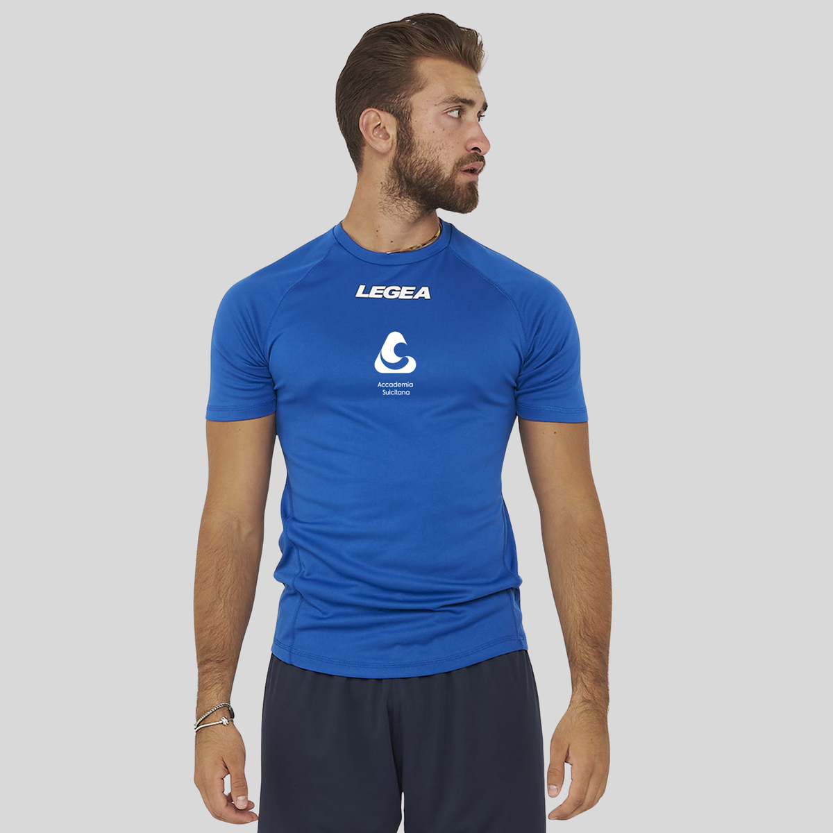 Maglia girocollo in poliestere - Accademia Sulcitana