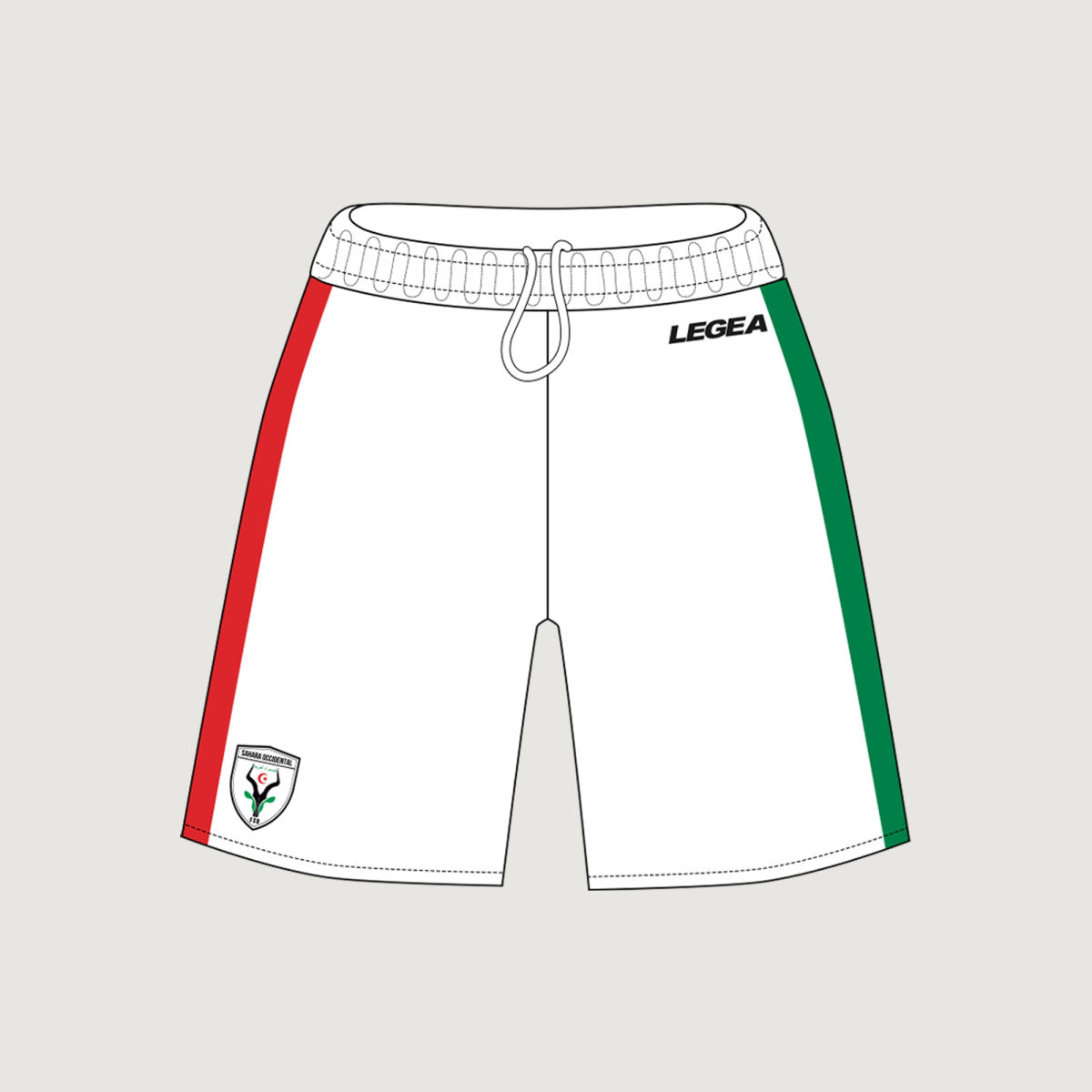 Pantalón Corto Baloncesto Saharaui - Blanco