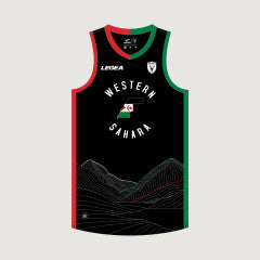 Camiseta Sin Mangas Baloncesto Saharaui - Negro
