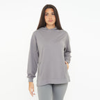 Felpa con cappuccio in cotone F Loosy