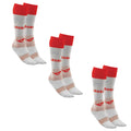 Calze Calcio Ciclone - pack da 3 paia -  Bianco | Rosso - 2