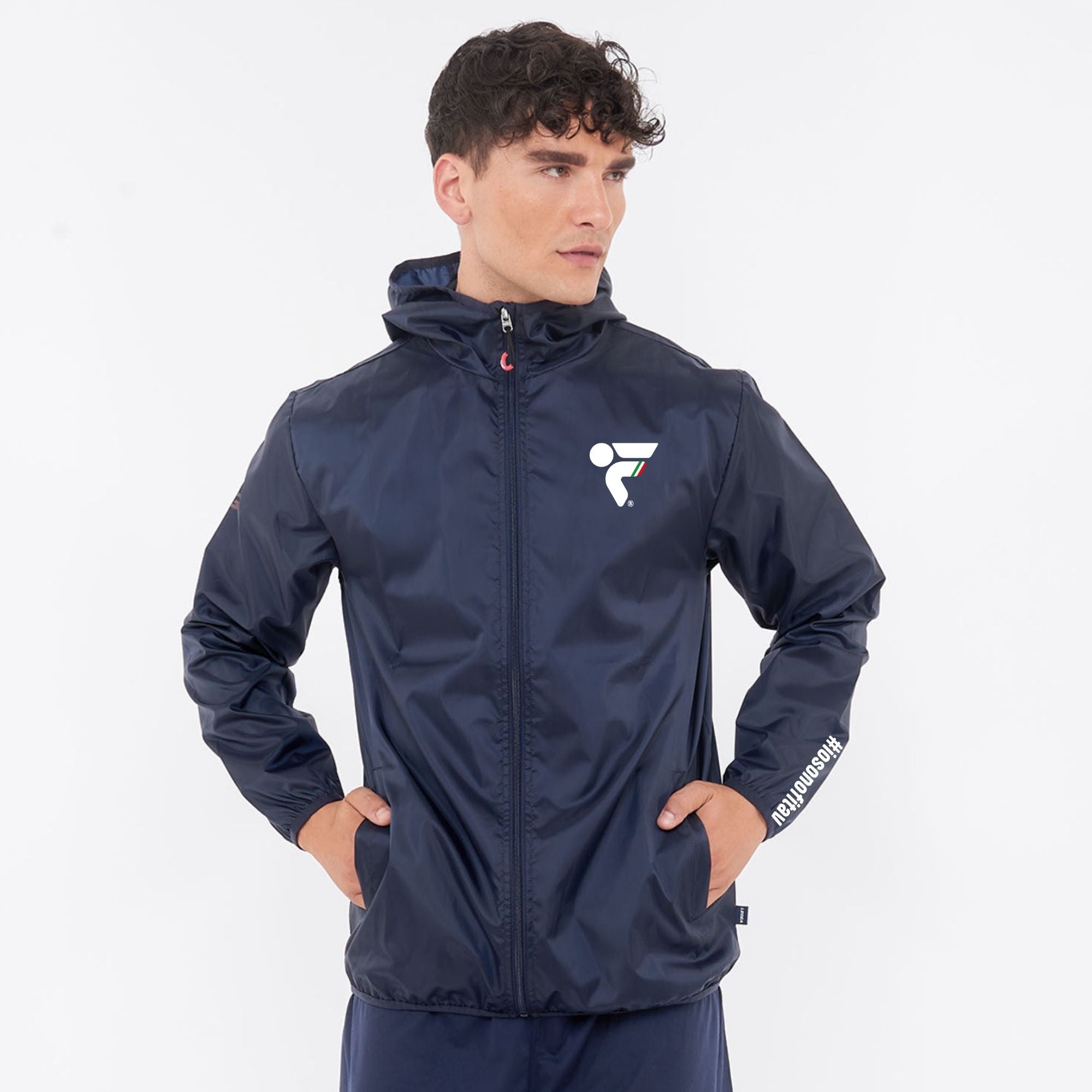 Giacca antipioggia con cappuccio - Fitav