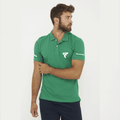 Green Cotton Polo - Fitav