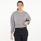 Hoodie in cotone girocollo F-Essence