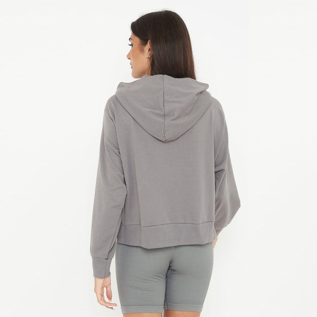 Hanorac unisex din bumbac cu glugă F-Boxy