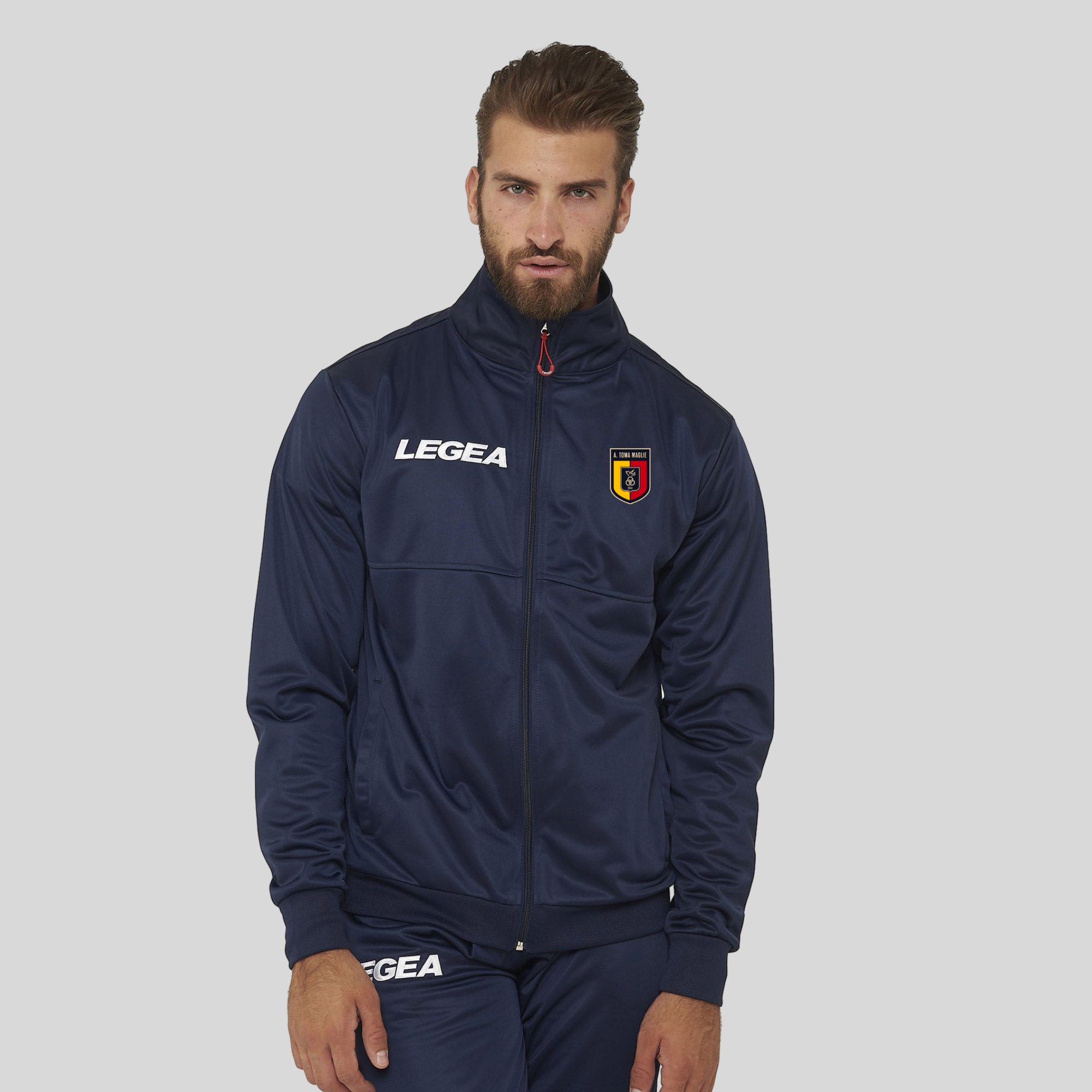 Giacca in acetato con zip - Toma Maglie