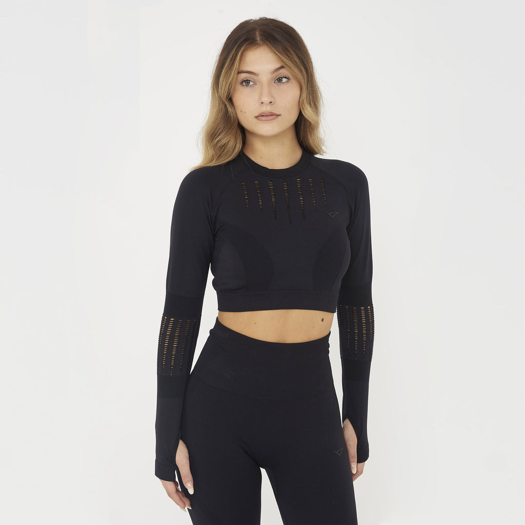 tricou crop de antrenament Rue
