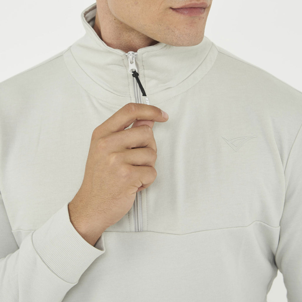 Felpa con mezza zip F-Club