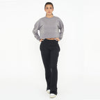 Hoodie in cotone girocollo F-Essence