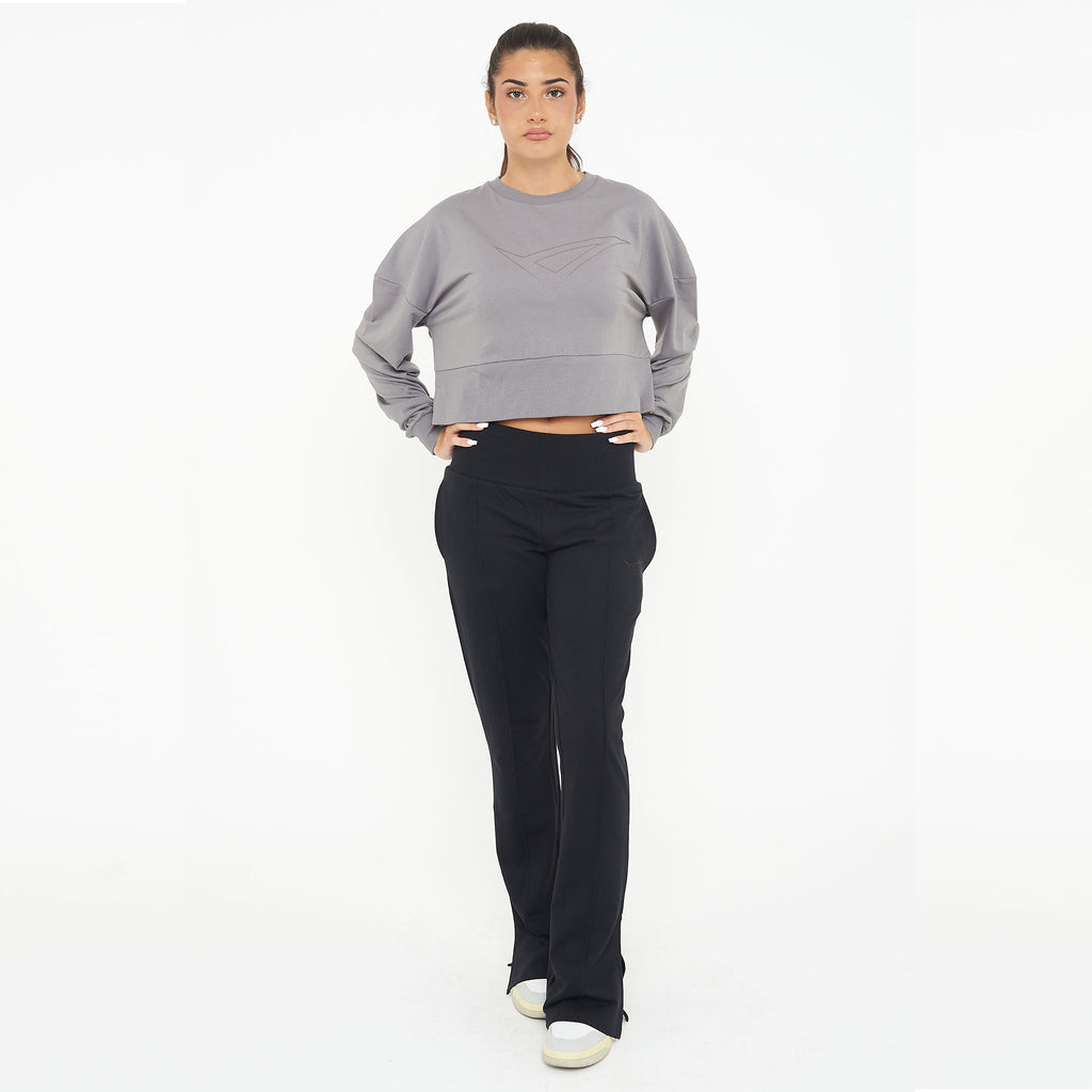 Felpa girocollo in cotone F-Essence