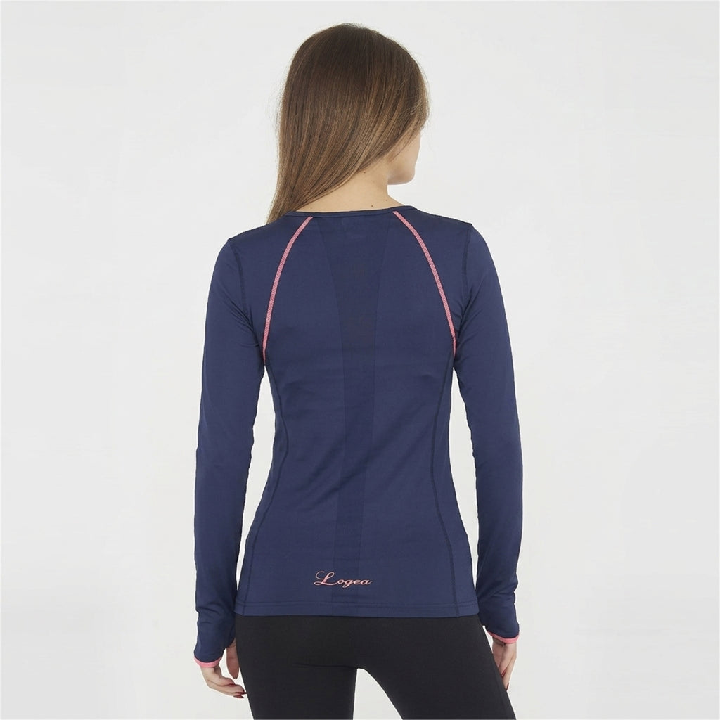 Maglia da running con passapollice da donna Meir