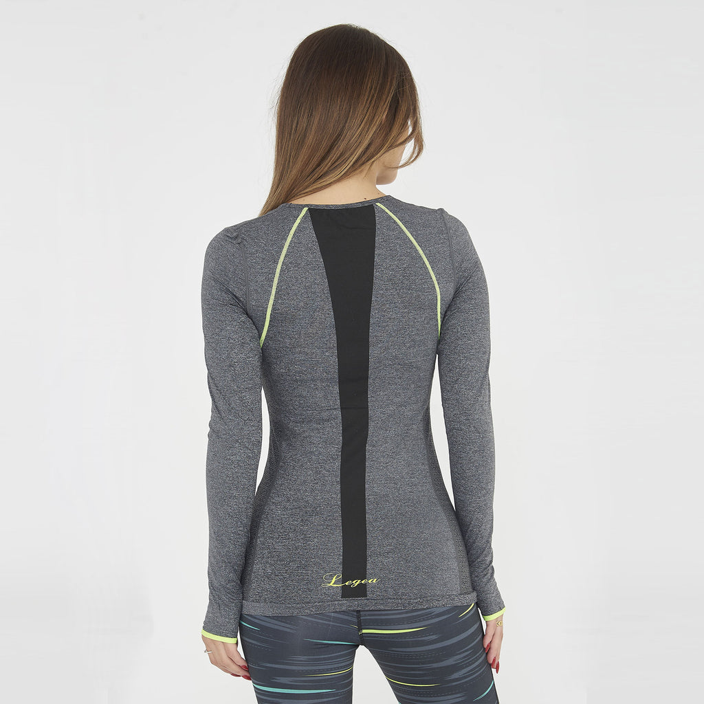 Maglia da running con passapollice da donna Meir