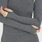 Maglia da running con passapollice da donna Meir