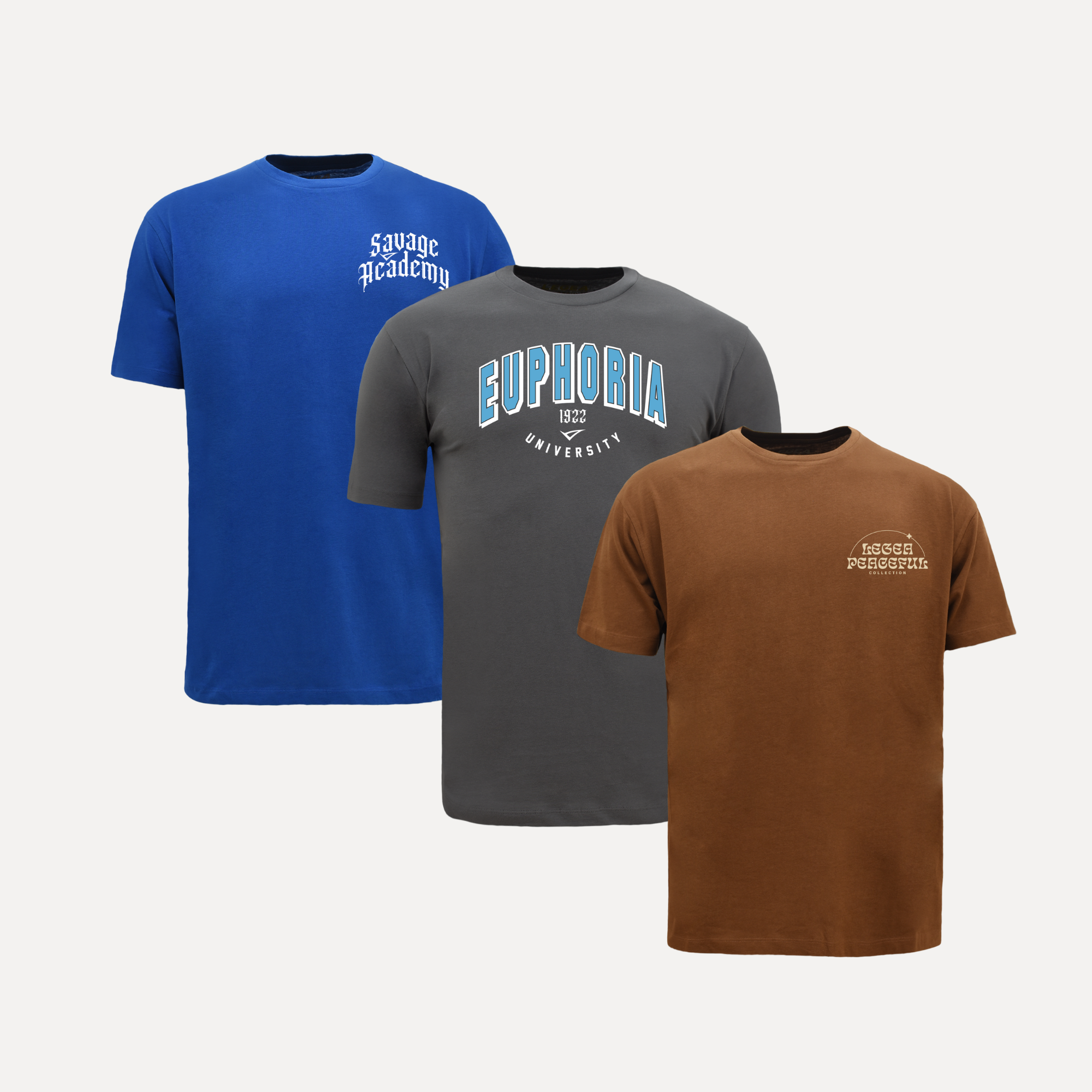 Pacchetto T-shirt in cotone - 3 pezzi