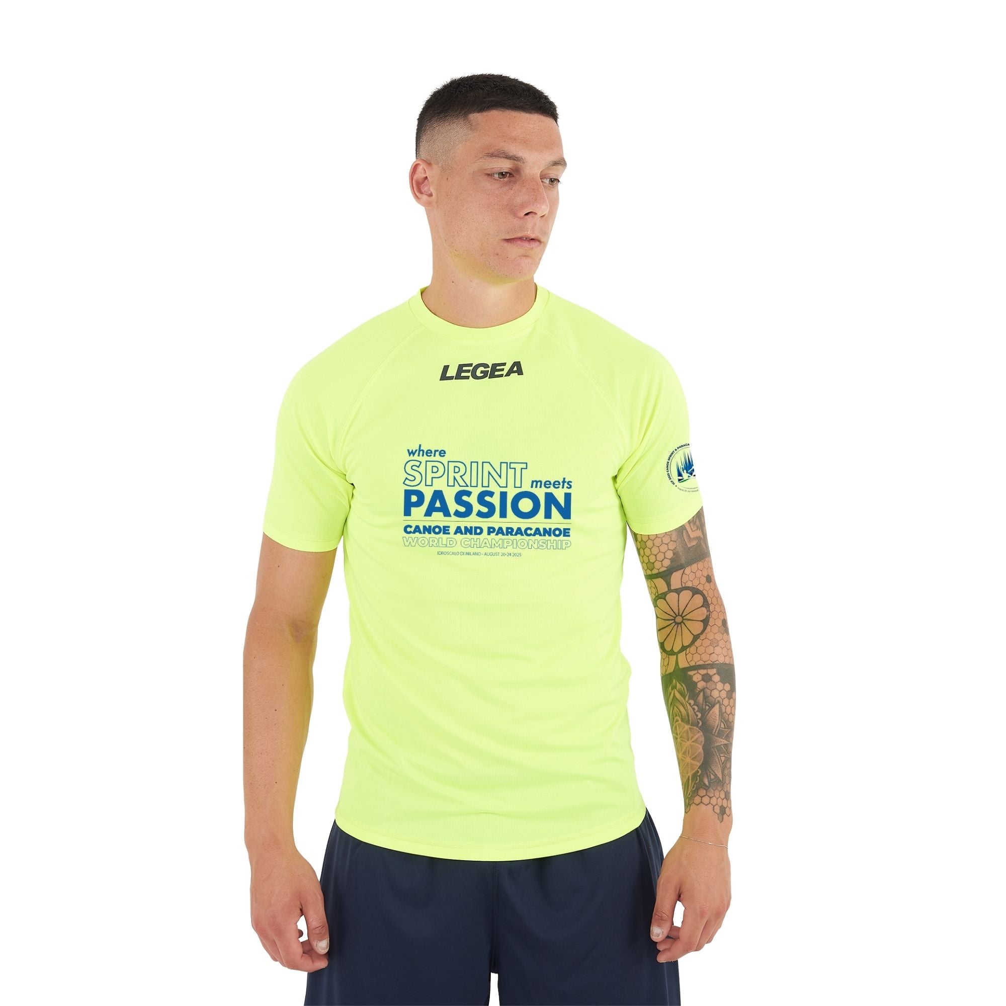 Maglietta Event ICF 2025 - gialla fluo