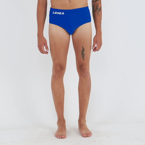 Coulottes sportive in poliestere con loghi ricamati - Azzurro - M