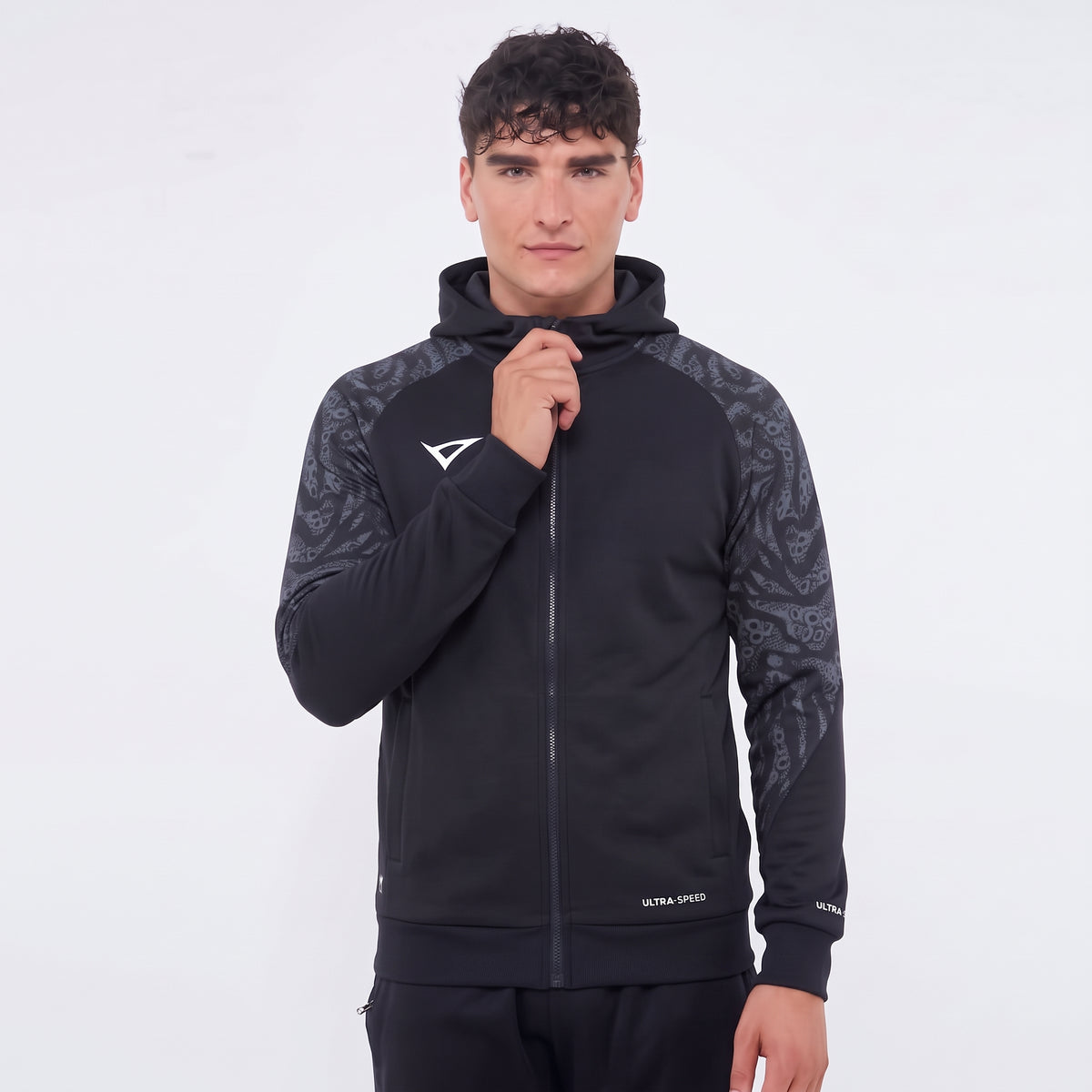 Giacca con zip intera e cappuccio Edimburgo