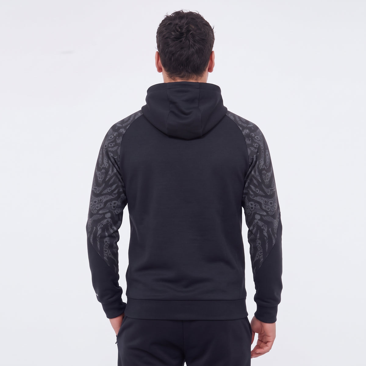 Giacca con zip intera e cappuccio Edimburgo | Nero | M