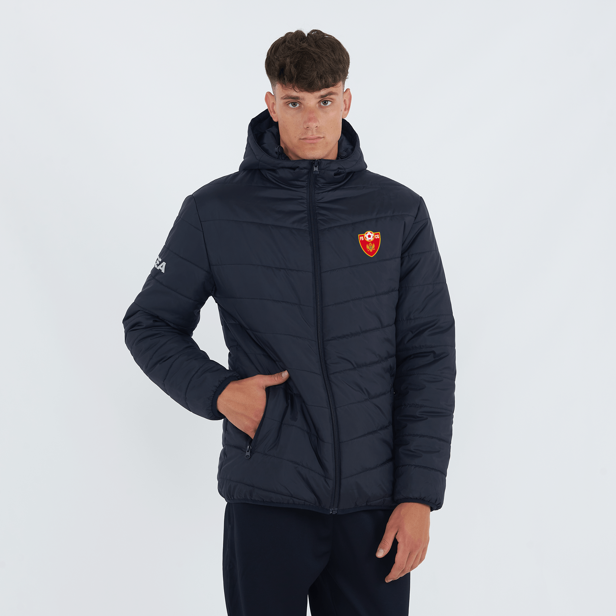 Giubbotto imbottito reversibile blu - Montenegro