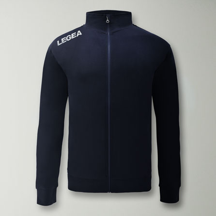 Felpa da training con zip e cappuccio