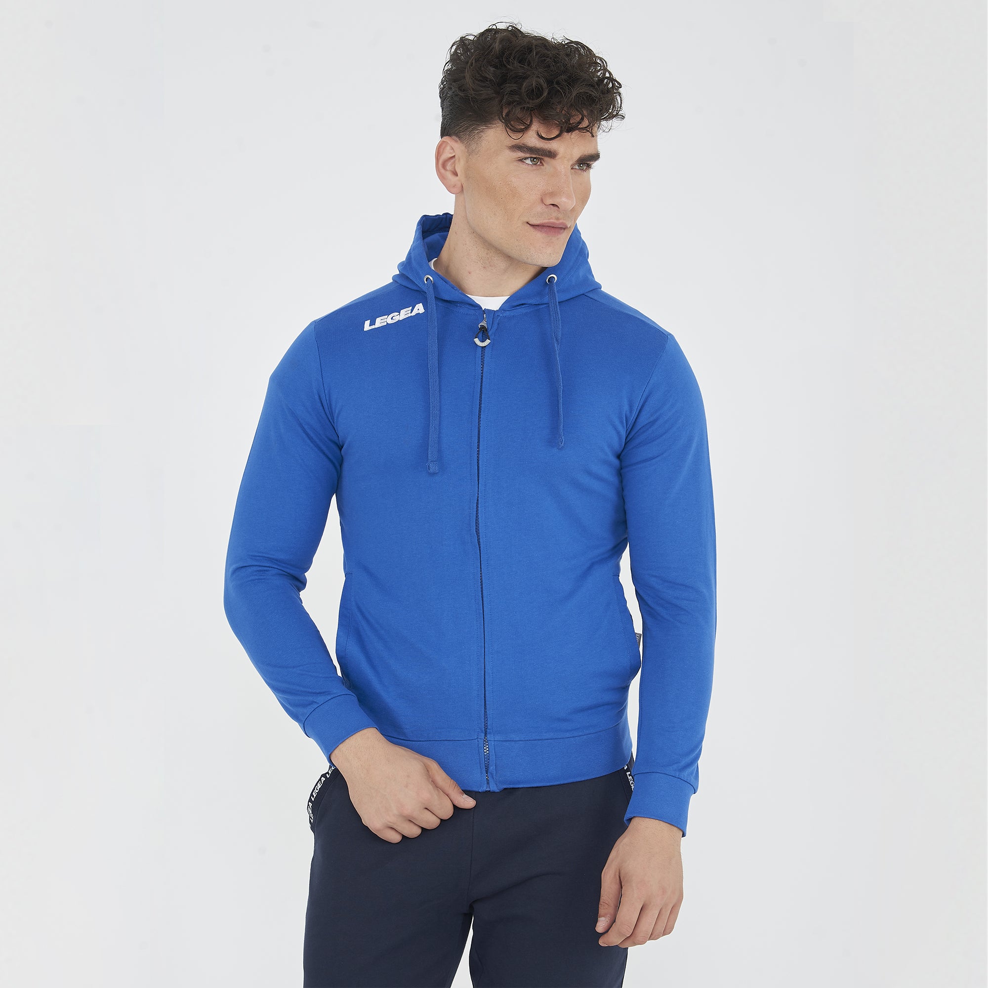 Felpa da training con mezza zip slim fit