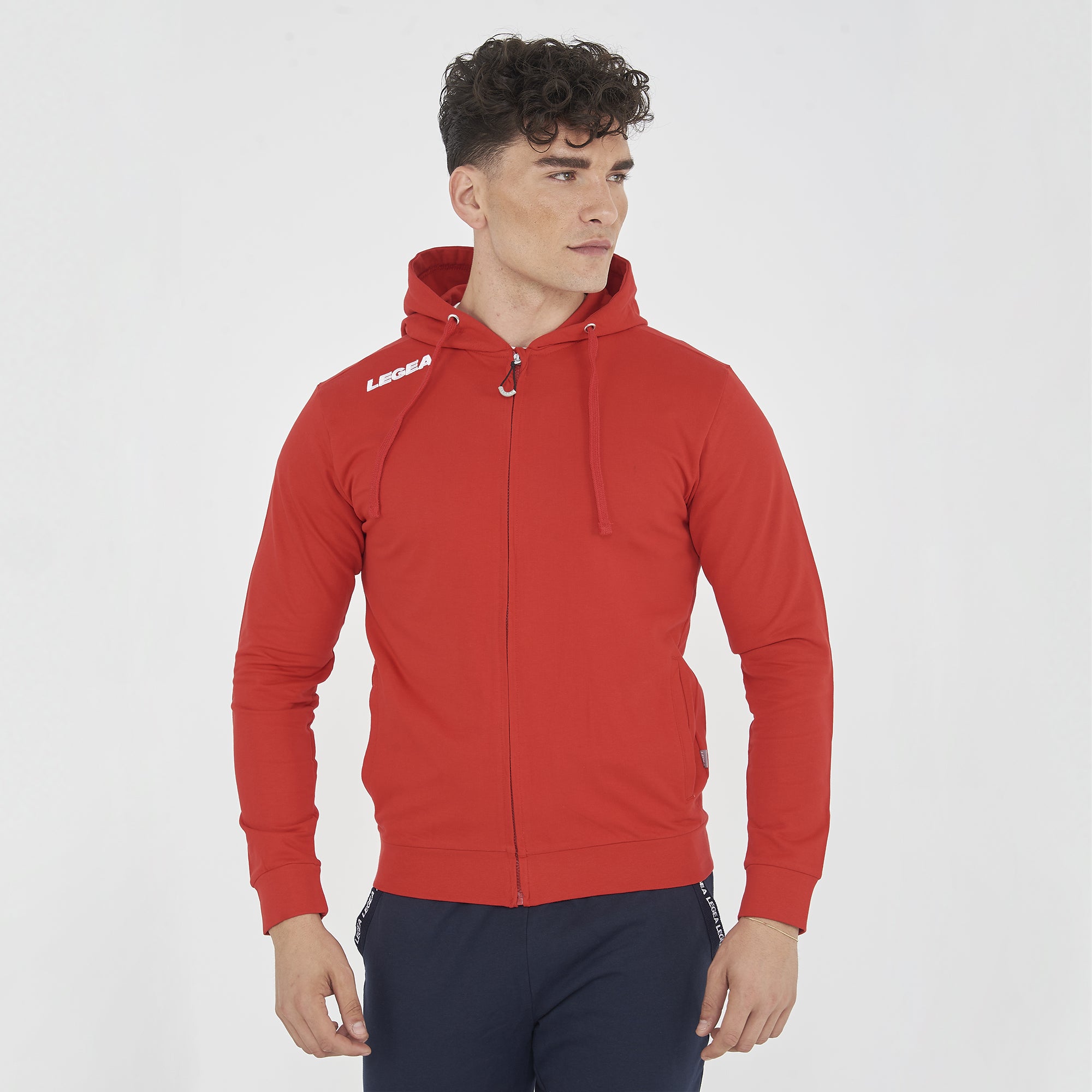 Felpa da training con mezza zip slim fit