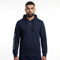 Giacca con cappuccio e zip Bulino -Blu - 5XL - oversize