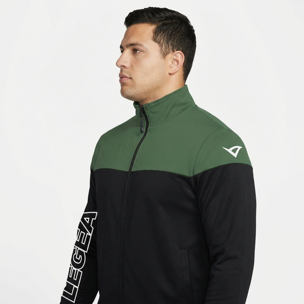 Dwukolorowa kurtka sportowa z zamkiem Ontario Oversize