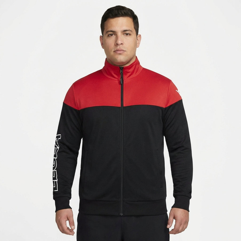 Bicolor sportjack met rits Ontario Oversize Ontario - oversize