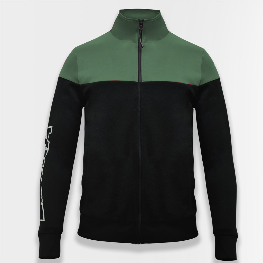 Chaqueta deportiva extragrande bicolor con cremallera Ontario - extragrande
