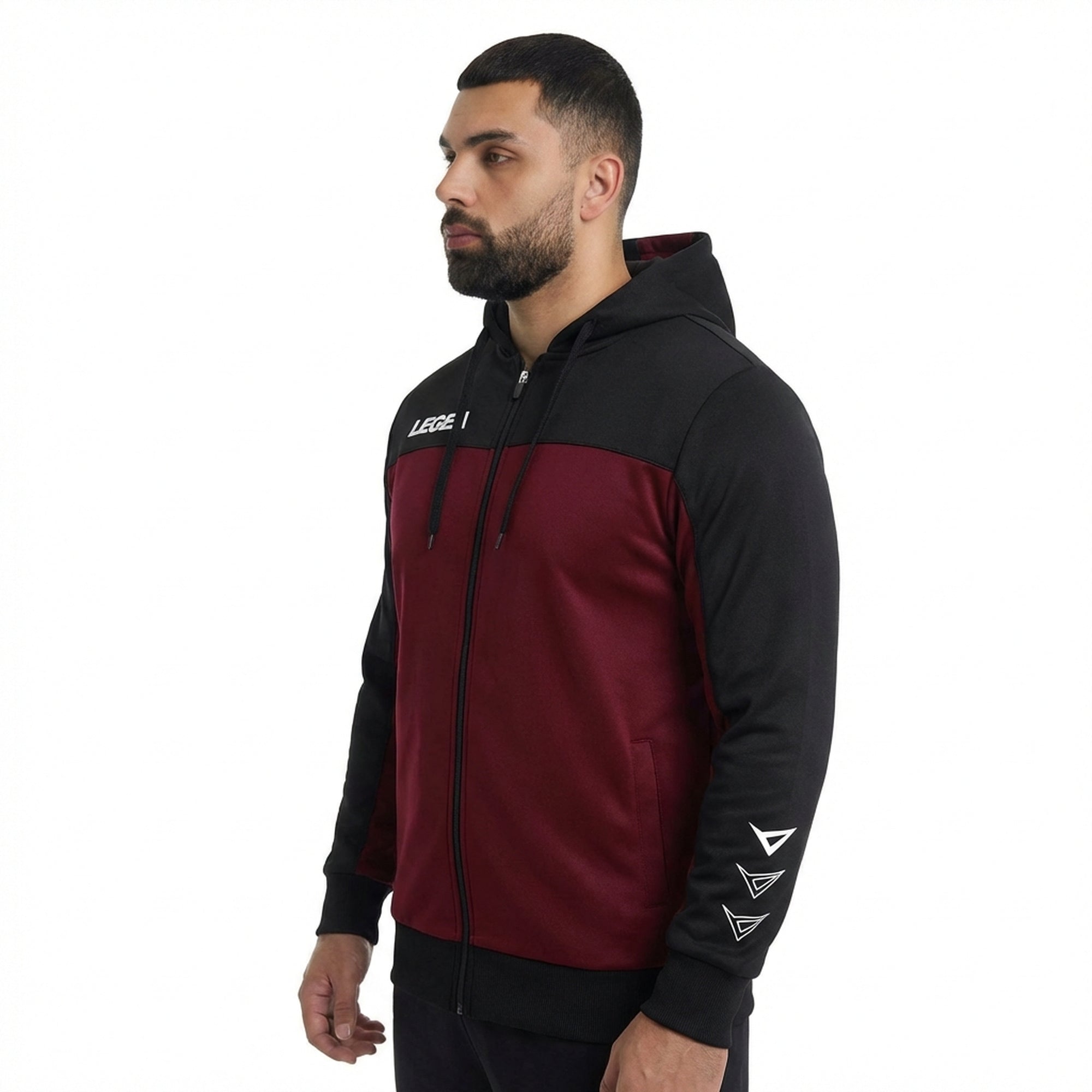 Kurtka sportowa z zamkiem i kapturem Flex - oversize