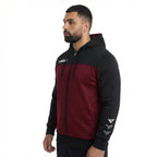 Veste de sport avec zip et capuche Flex - oversize