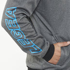 Giacca Oversize Da Outdoor Con Cappuccio Zip E Tasche