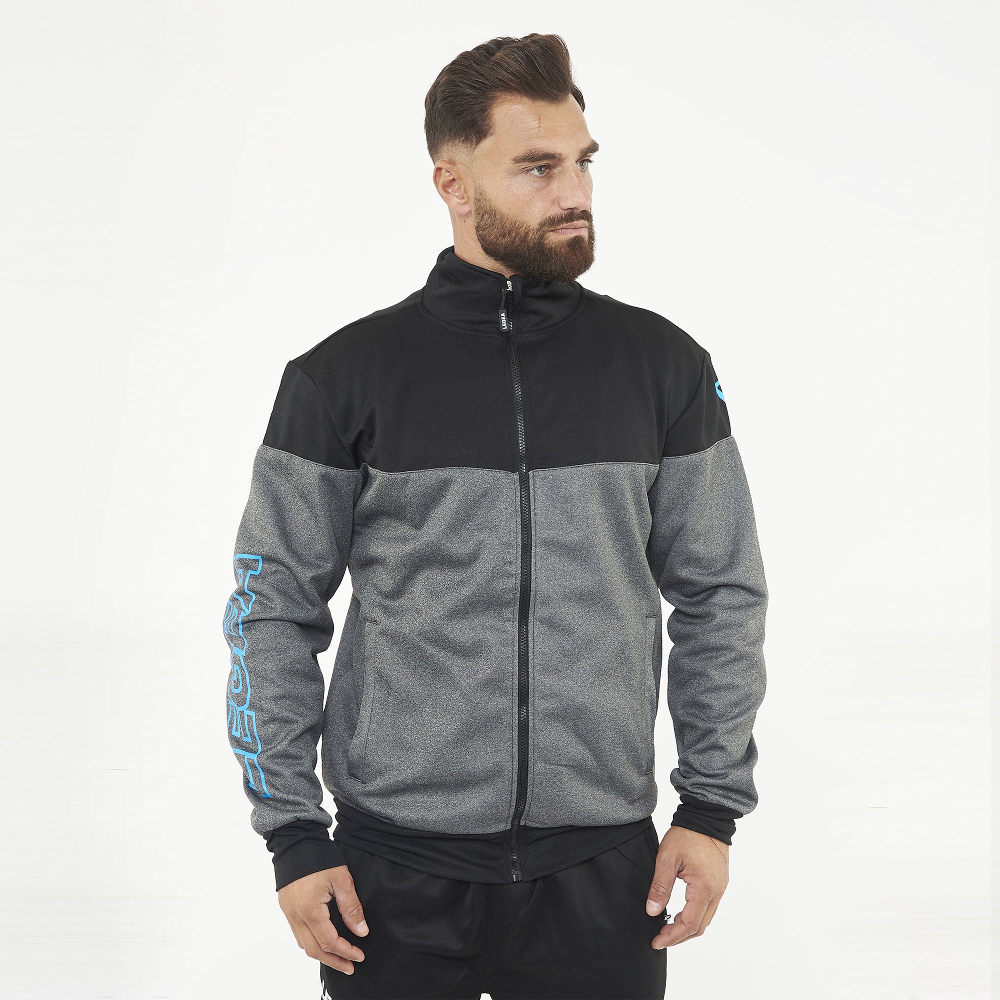 Sportjack met rits in polyester Ucla