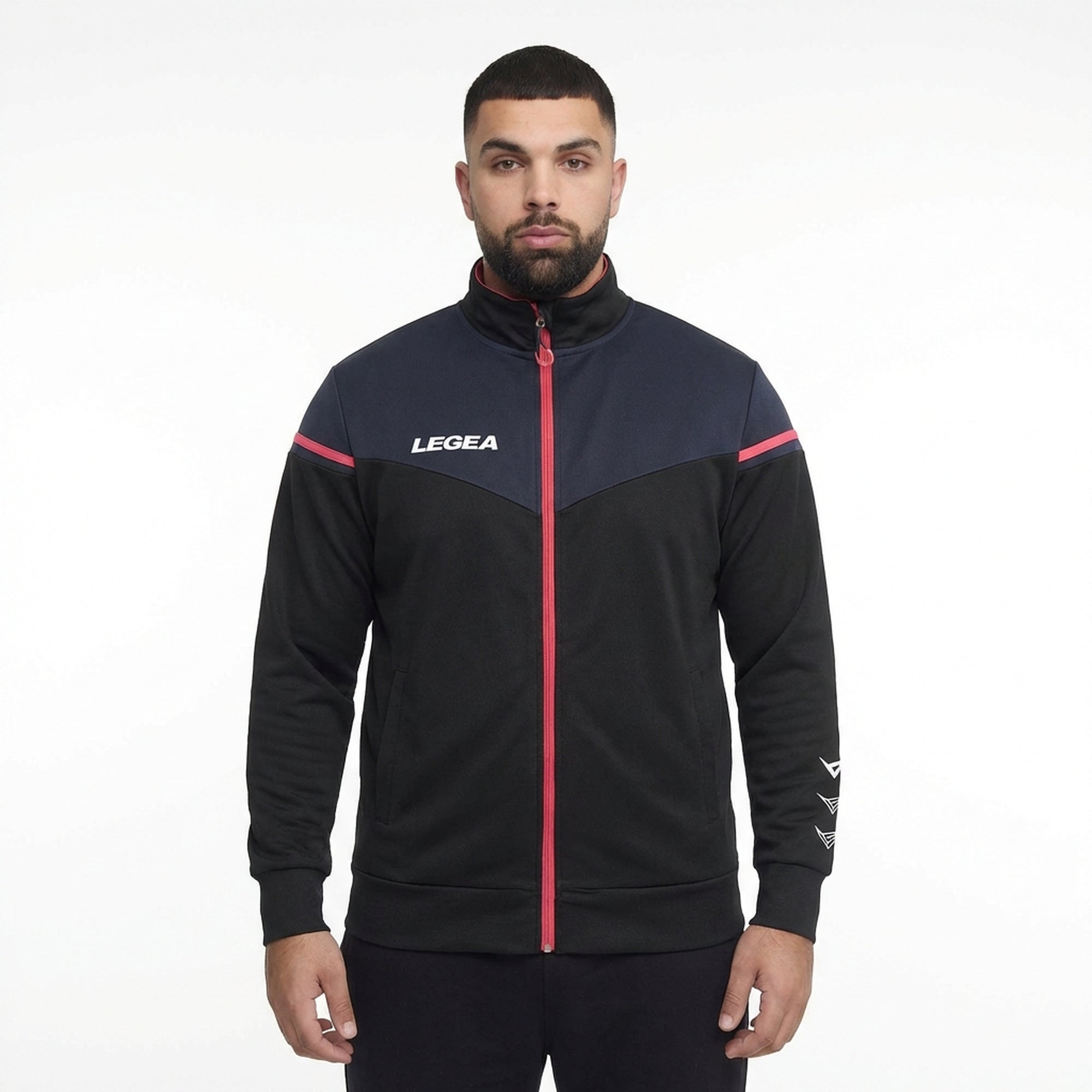 Sportska jakna s zipom Sender - oversize