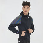 Giacca Osman per running con cappuccio e zip