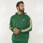 Space sweatshirt with running hood
