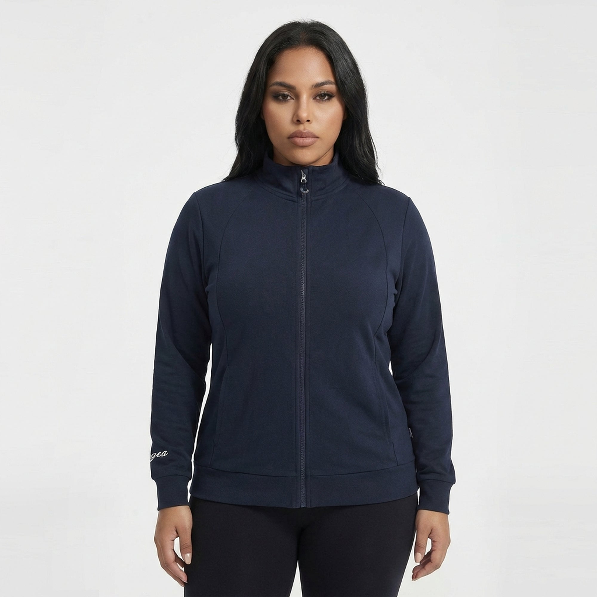 Lagani sportski dukserica s zipom Ridaka - oversize