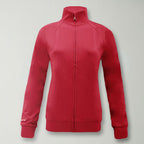 Felpa da running con cappuccio e zip