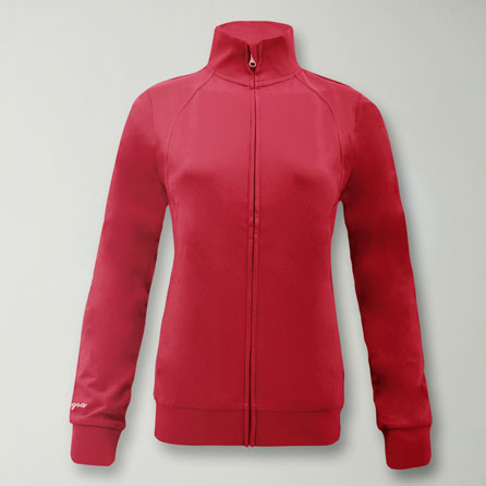 Felpa da running con cappuccio e zip