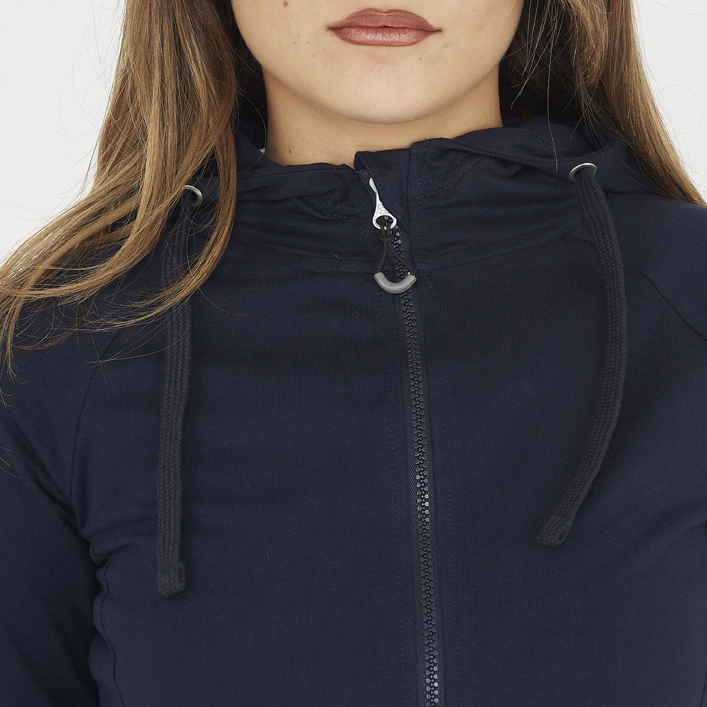 Dair lightweight zip-up hooded sports jacket