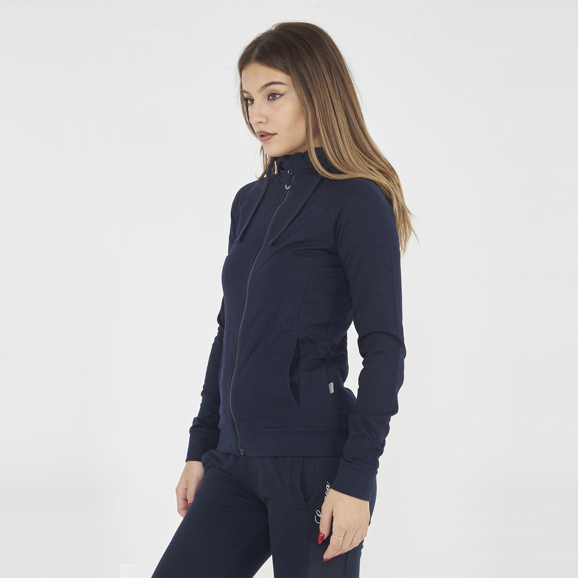 Giacca sportiva leggera con zip e cappuccio Dair
