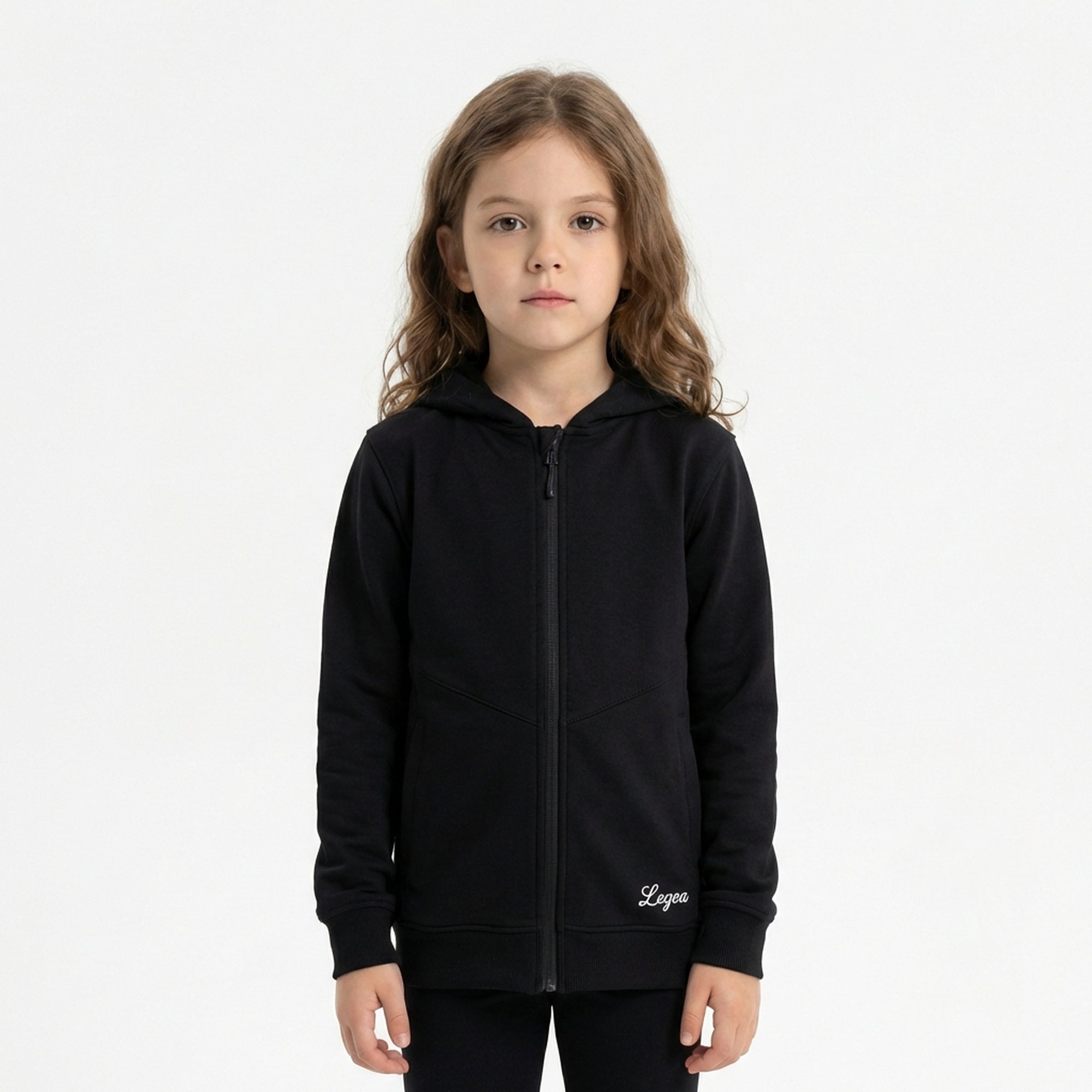 Lekka bluza z zippem i kapturem Layca